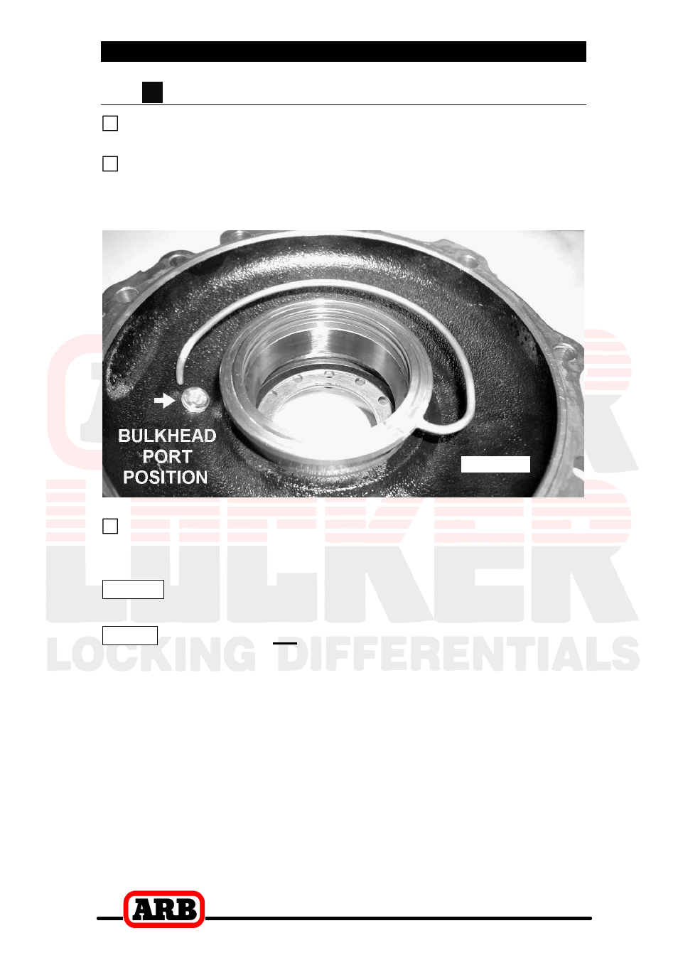 3 installing the air locker, Clamshell housing installation | ARB RD90 User Manual | Page 25 / 46