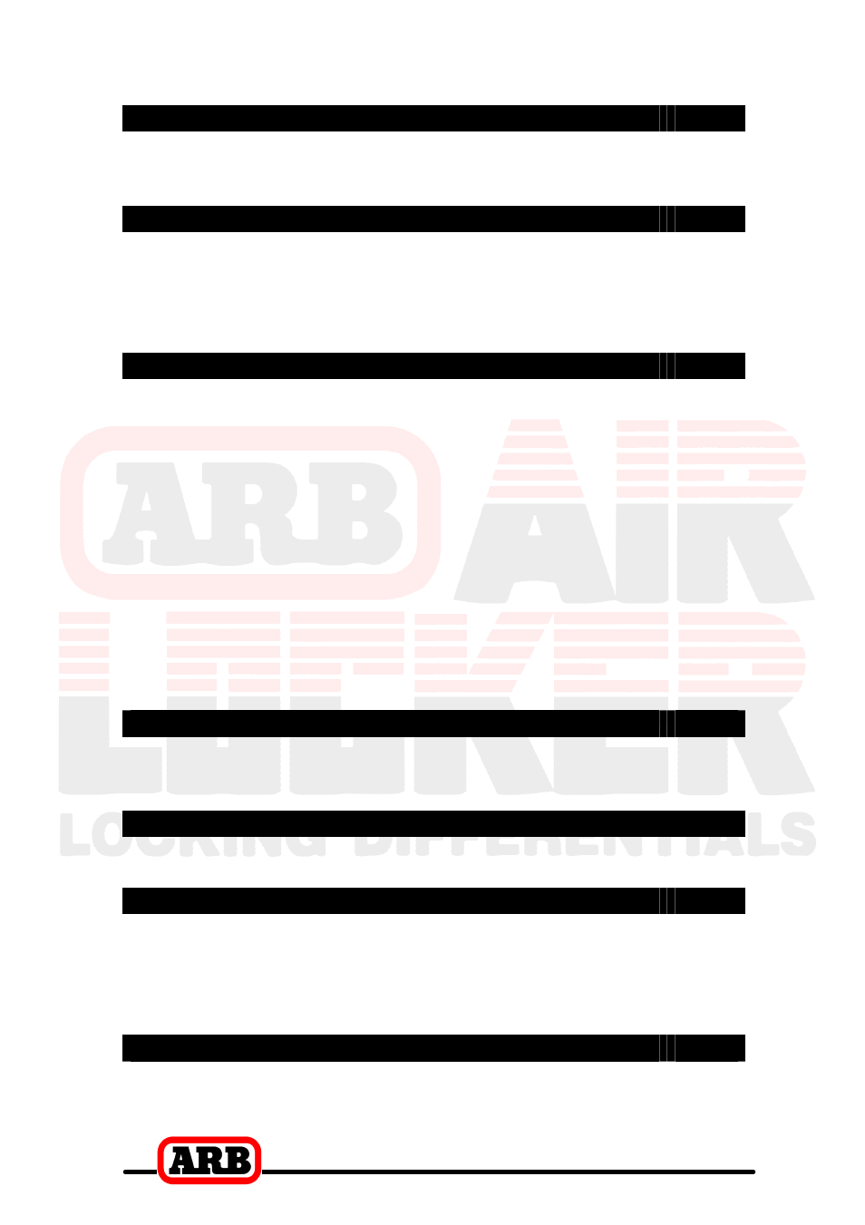ARB RD90 User Manual | Page 3 / 46