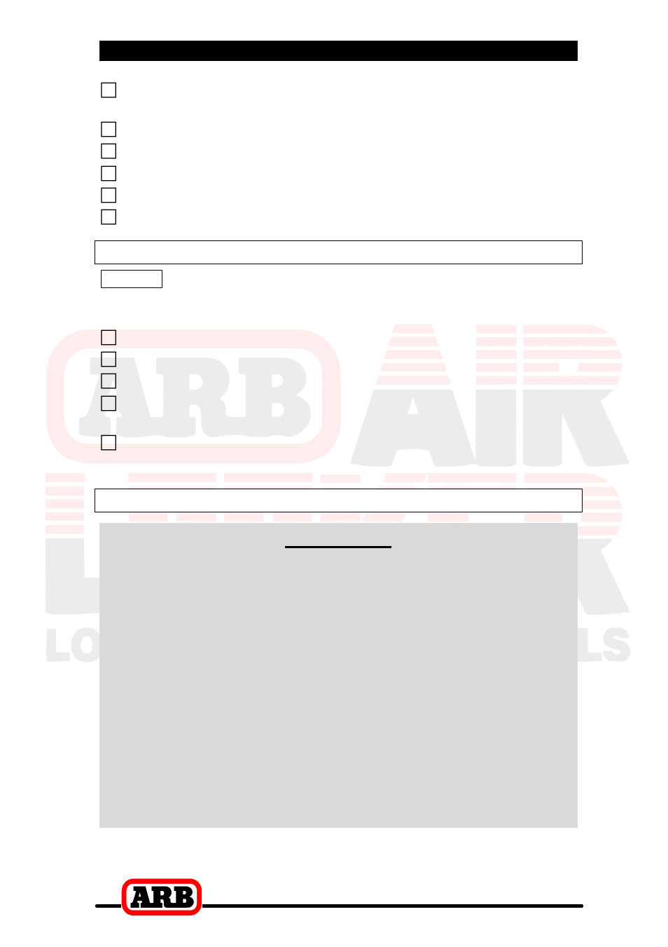 6 testing & final assembly, Re-sealing & filling the differential, Important | ARB RD90 User Manual | Page 43 / 46