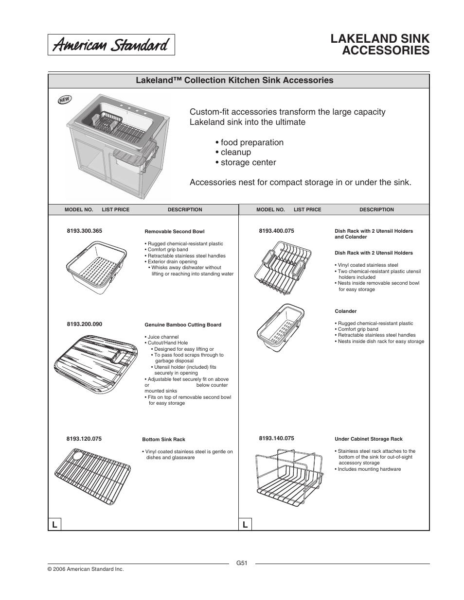 American Standard 8193.140.075 User Manual | 1 page