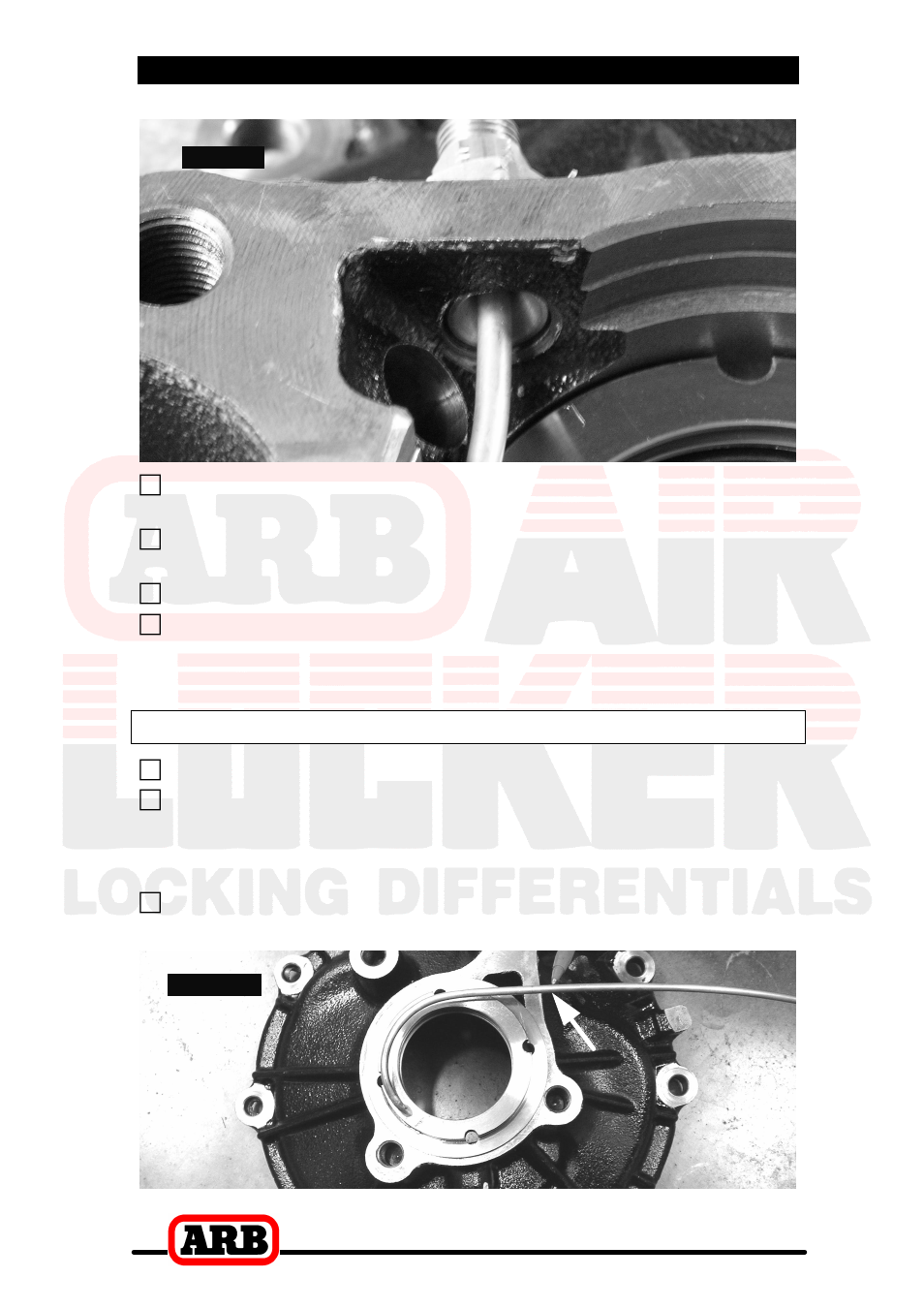 3 installing the air locker, Installing the seal housing | ARB RD111 User Manual | Page 19 / 40
