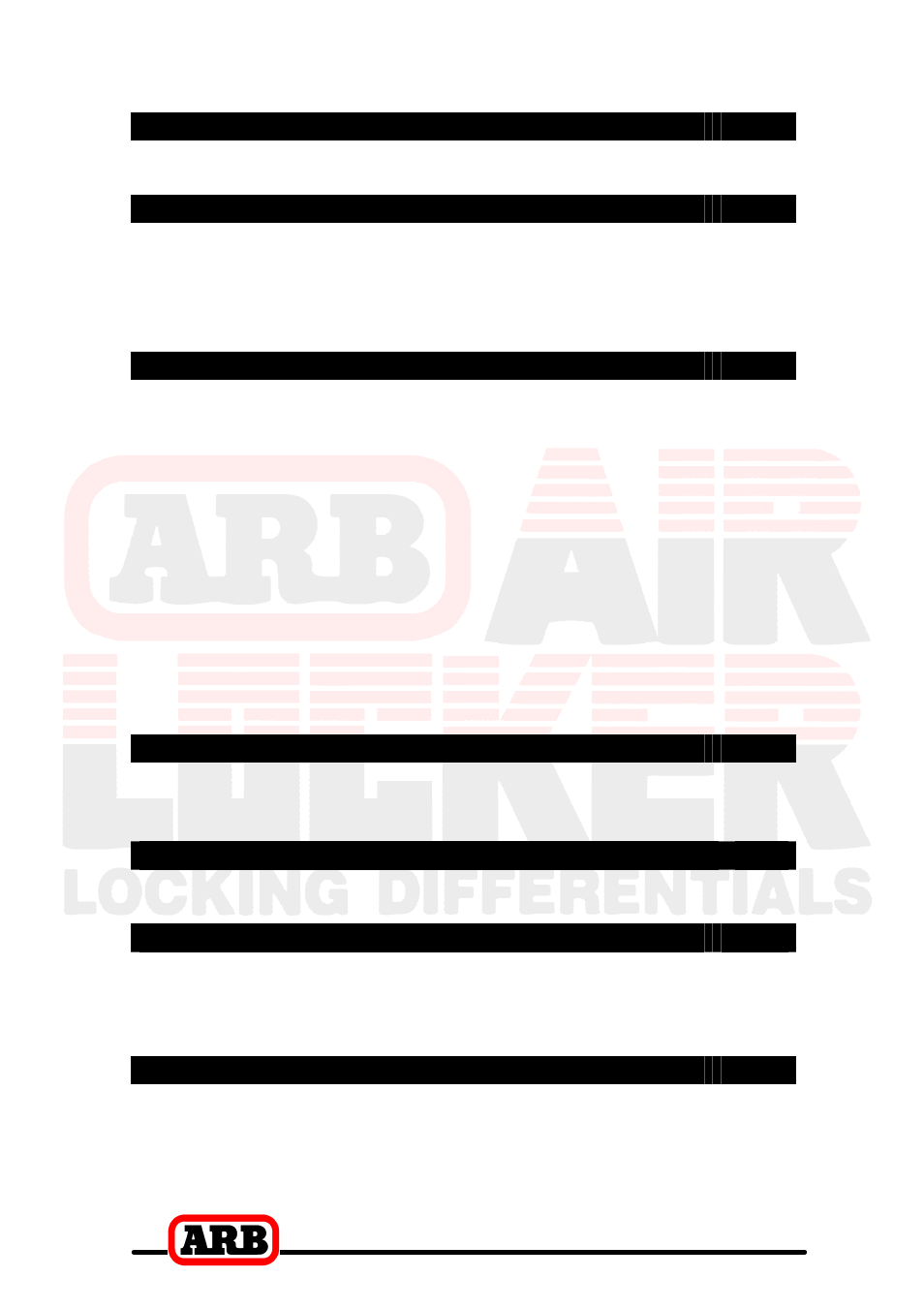 ARB RD111 User Manual | Page 3 / 40