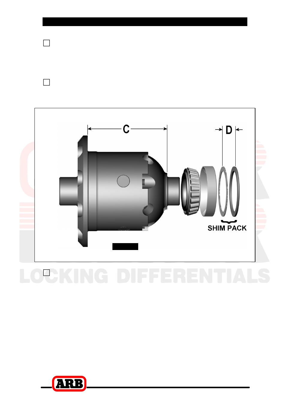 3 installing the air locker | ARB RD121 User Manual | Page 11 / 40