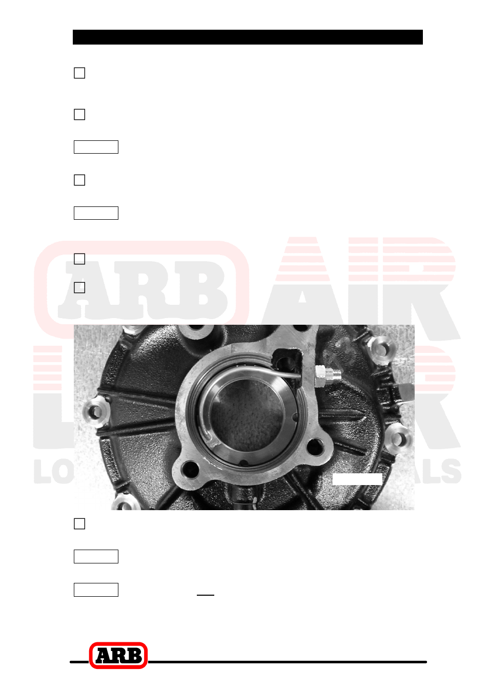 3 installing the air locker | ARB RD121 User Manual | Page 20 / 40