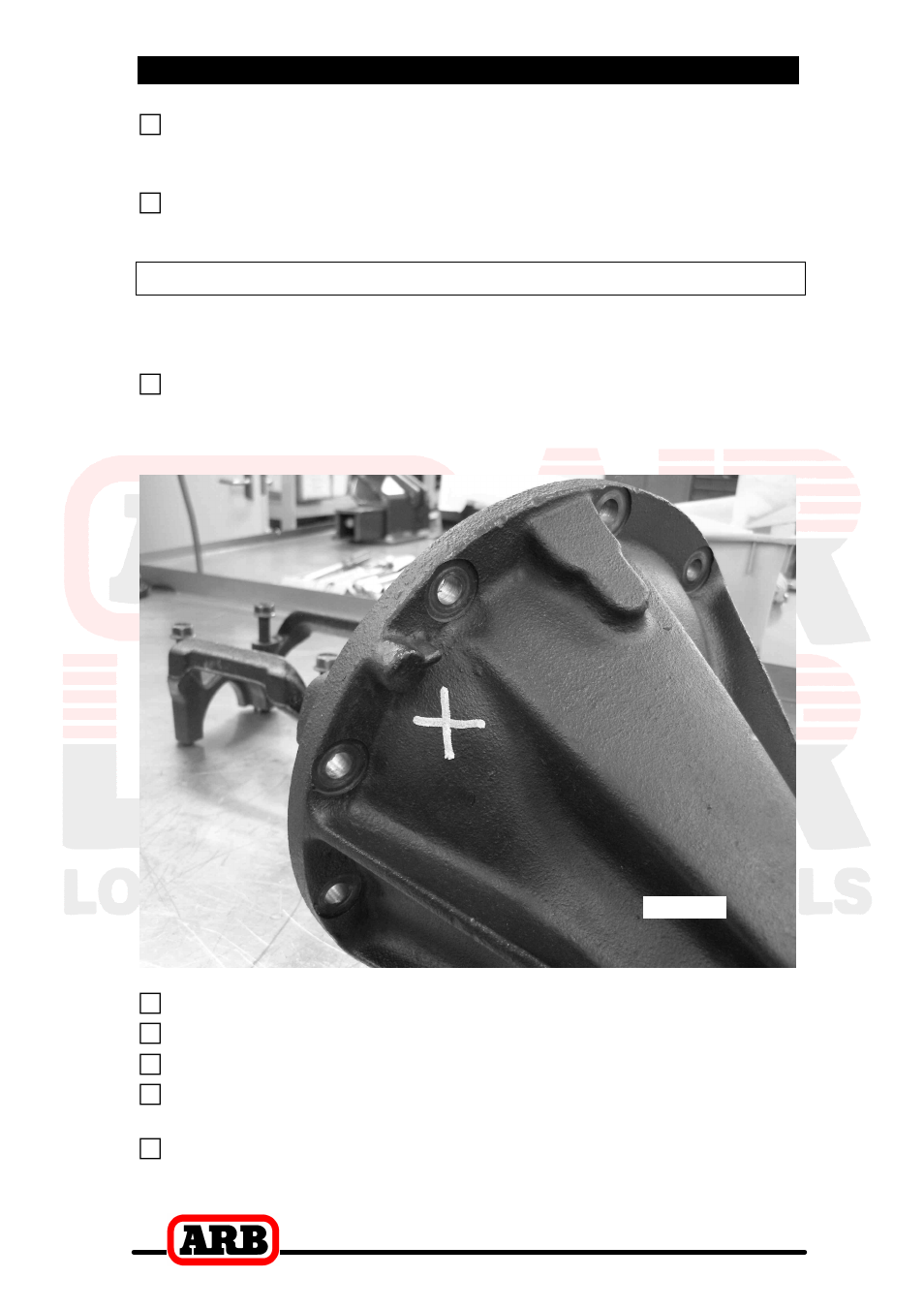 4 installing the air locker, Drilling and tapping the bulkhead port | ARB RD129 User Manual | Page 17 / 38