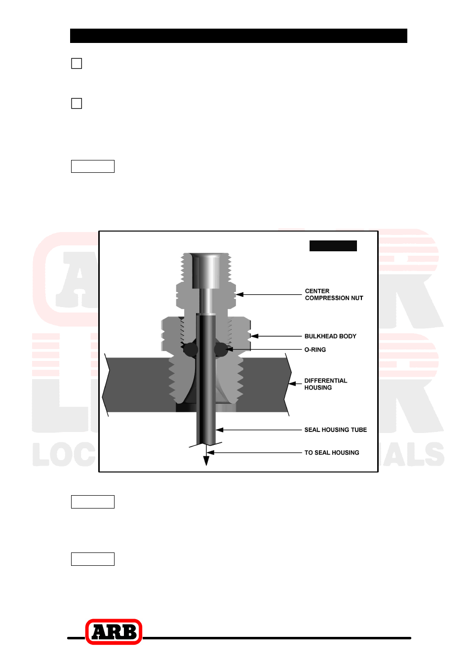 4 installing the air locker | ARB RD129 User Manual | Page 22 / 38