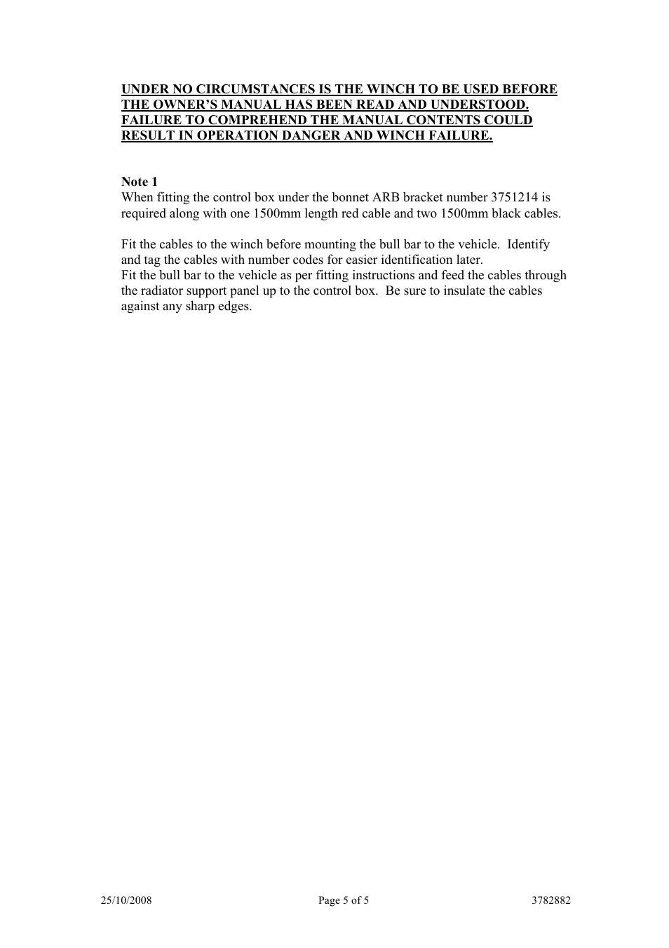 ARB 3782882 User Manual | Page 5 / 5