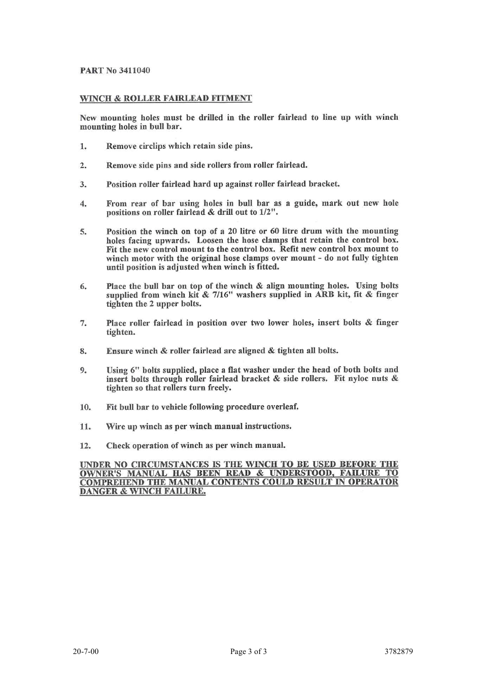 ARB 3411040 User Manual | Page 3 / 3