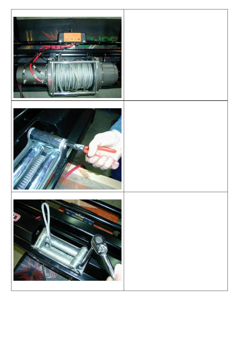 Clutch handle on rhs of vehicle) | ARB 3413190 User Manual | Page 9 / 13