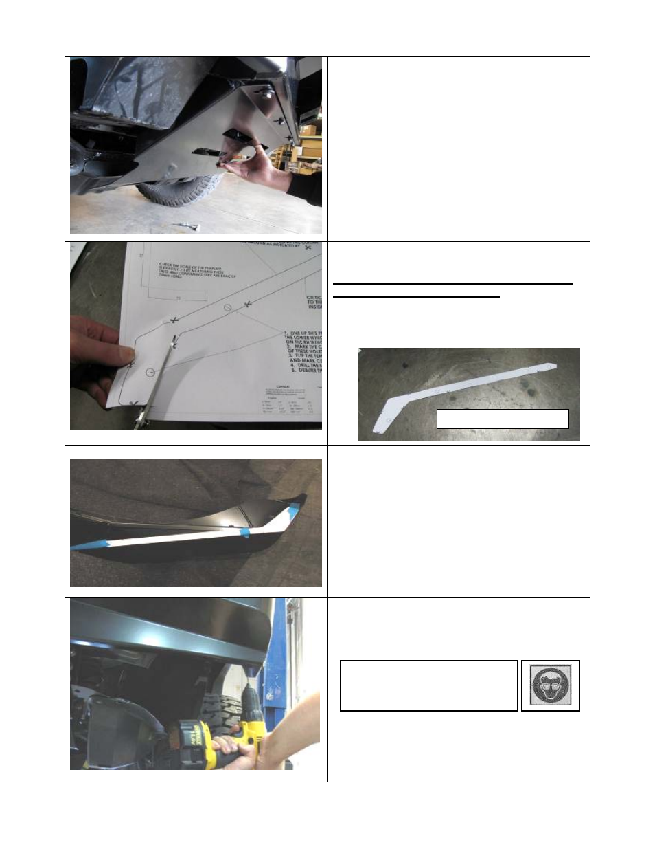 Fitting procedure | ARB 3520030 User Manual | Page 12 / 15