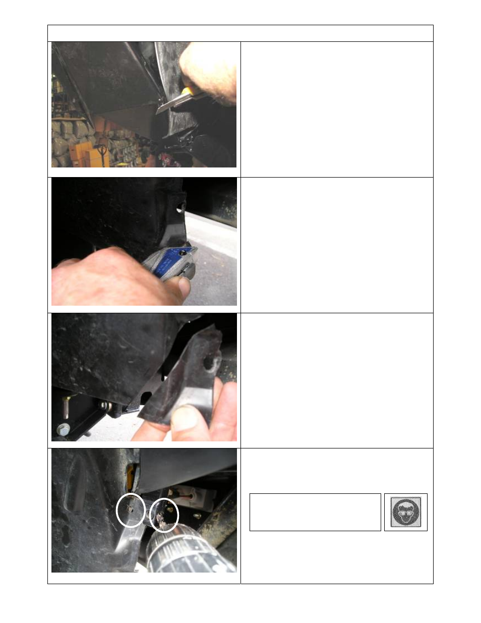Fitting procedure | ARB 3520030 User Manual | Page 14 / 15