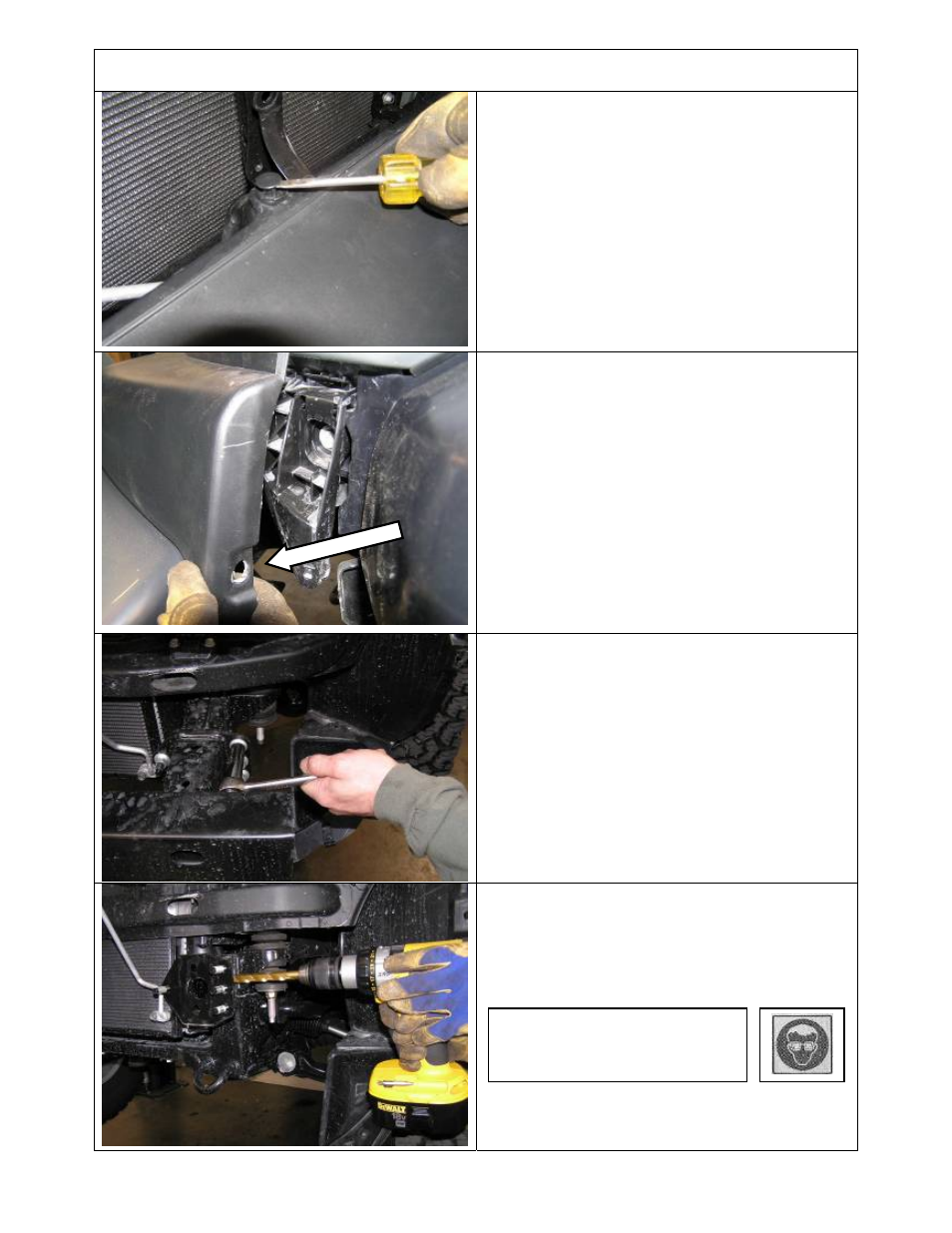 Fitting procedure | ARB 3520030 User Manual | Page 5 / 15