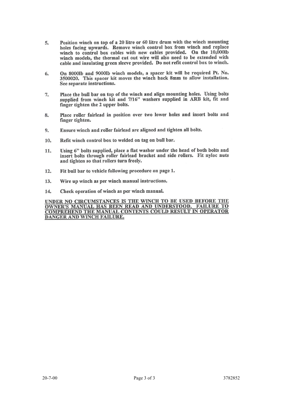 ARB 3432080 User Manual | Page 3 / 3