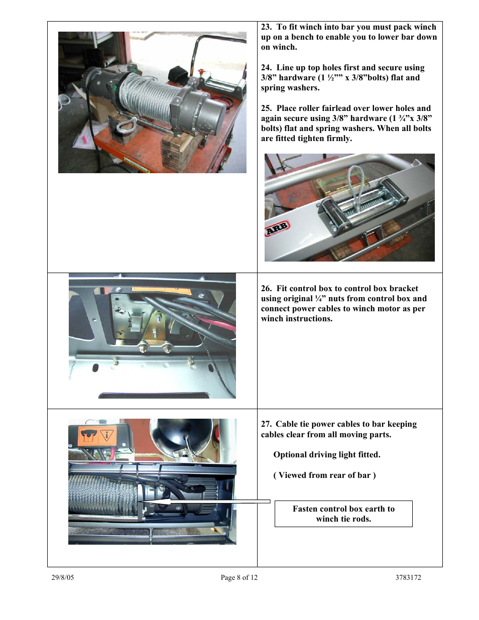 ARB 3450120 User Manual | Page 8 / 12