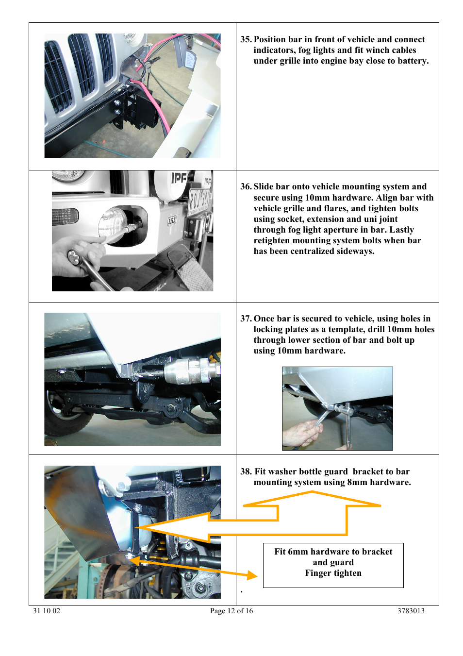 ARB 3450110 User Manual | Page 12 / 16
