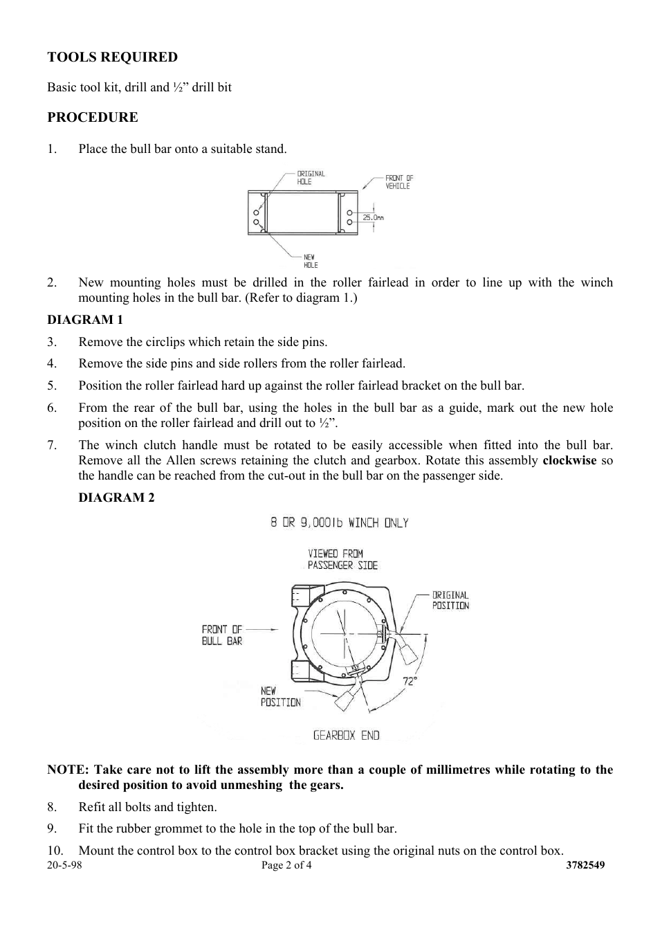 ARB 3450080 User Manual | Page 2 / 4