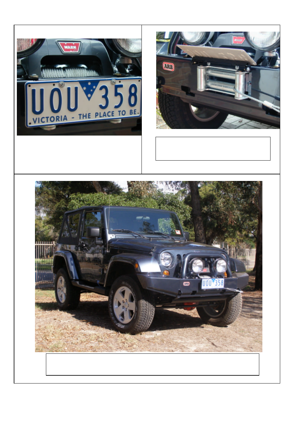 Photo is a optional coloured bar | ARB 3450210 User Manual | Page 11 / 11