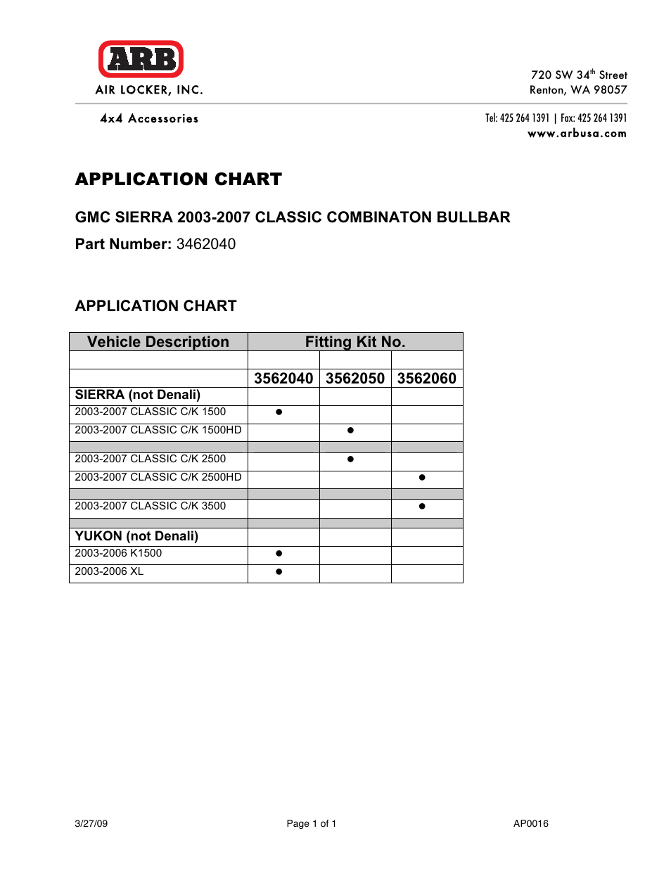 ARB 3462040 User Manual | 45 pages