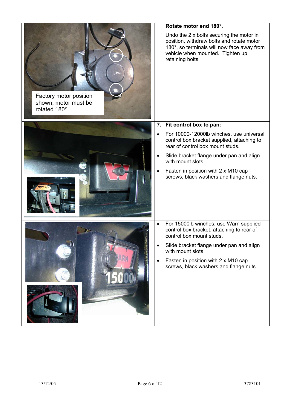 ARB 3436030 User Manual | Page 6 / 12