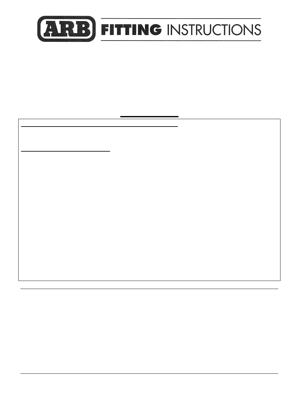 ARB 3452030 User Manual | 15 pages