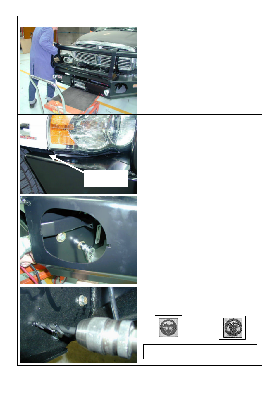 Fitting procedure bar on vehicle | ARB 3452030 User Manual | Page 12 / 15