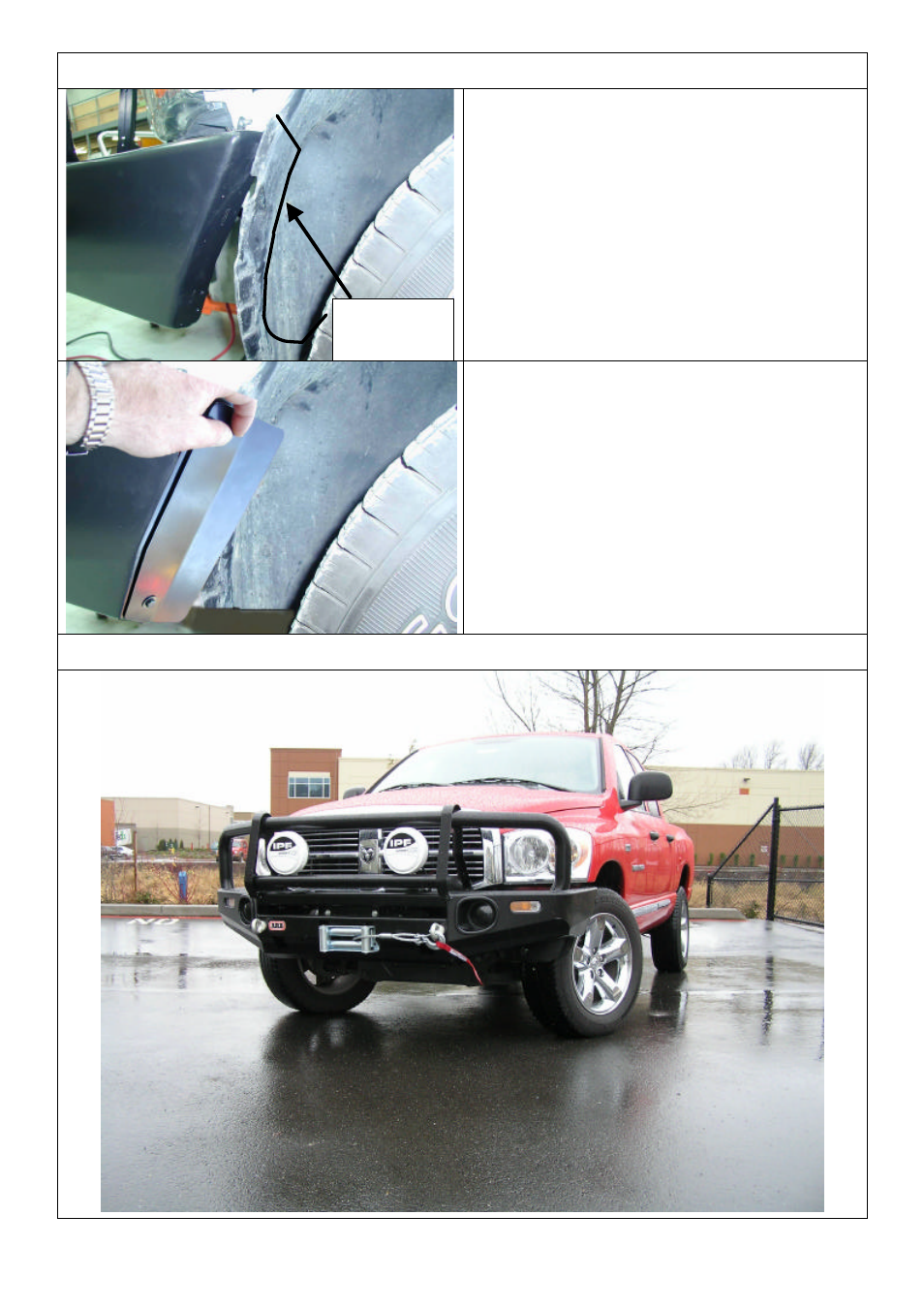 Fitting procedure bar on vehicle, Fitted product on 1500 model | ARB 3452030 User Manual | Page 15 / 15