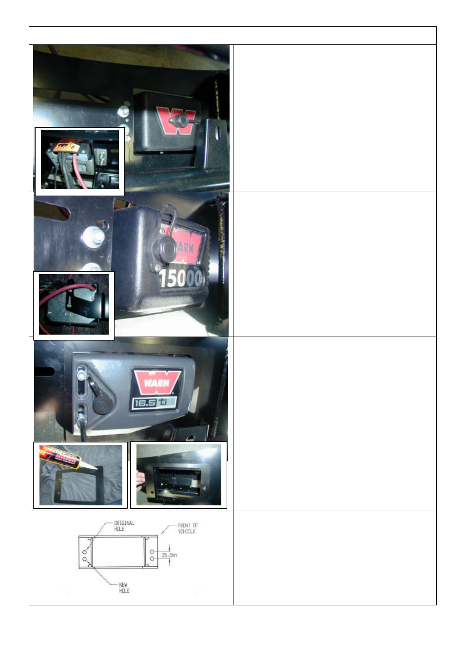 Fitting procedure winch | ARB 3452020 User Manual | Page 11 / 16
