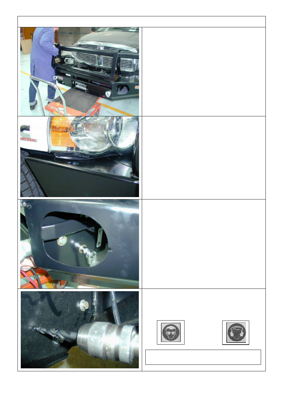 Fitting procedure bar on vehicle | ARB 3452020 User Manual | Page 13 / 16