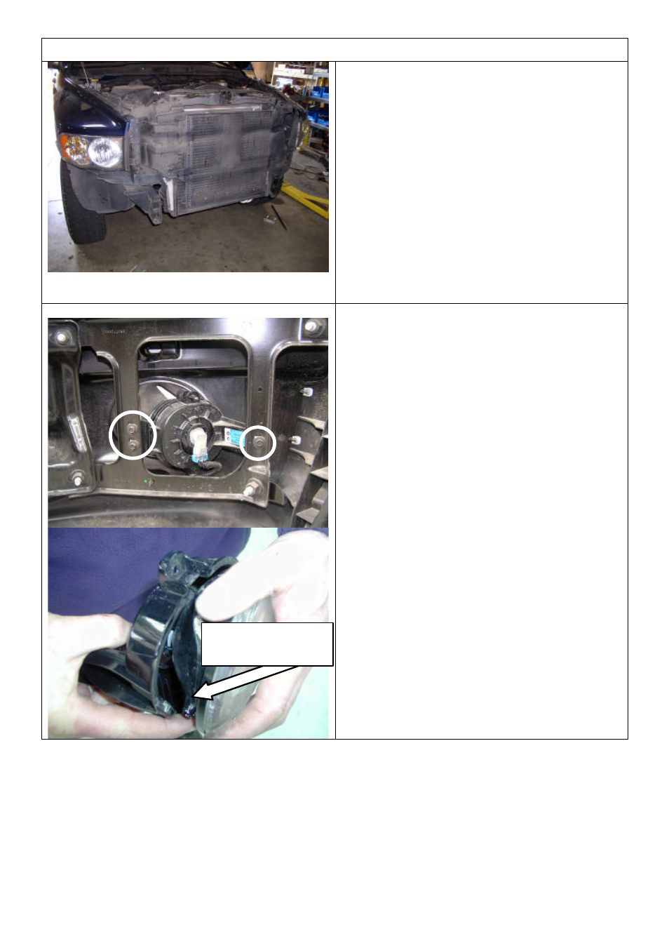 Removal of bumper | ARB 3452020 User Manual | Page 5 / 16