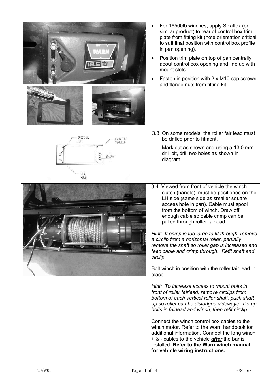 ARB 3462010 User Manual | Page 11 / 40