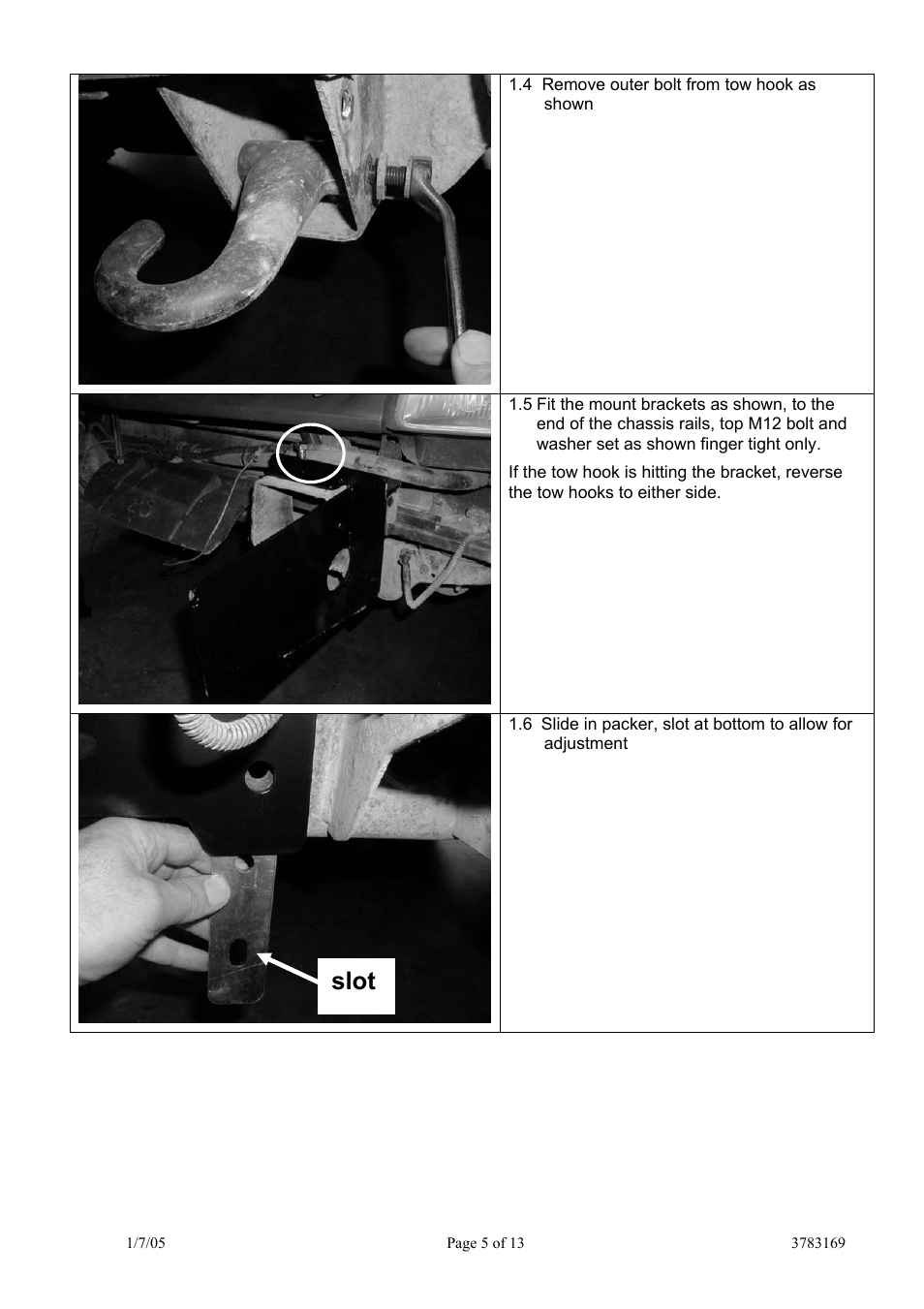 Slot | ARB 3462010 User Manual | Page 19 / 40