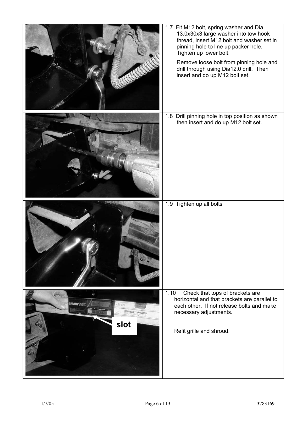 Slot | ARB 3462010 User Manual | Page 20 / 40