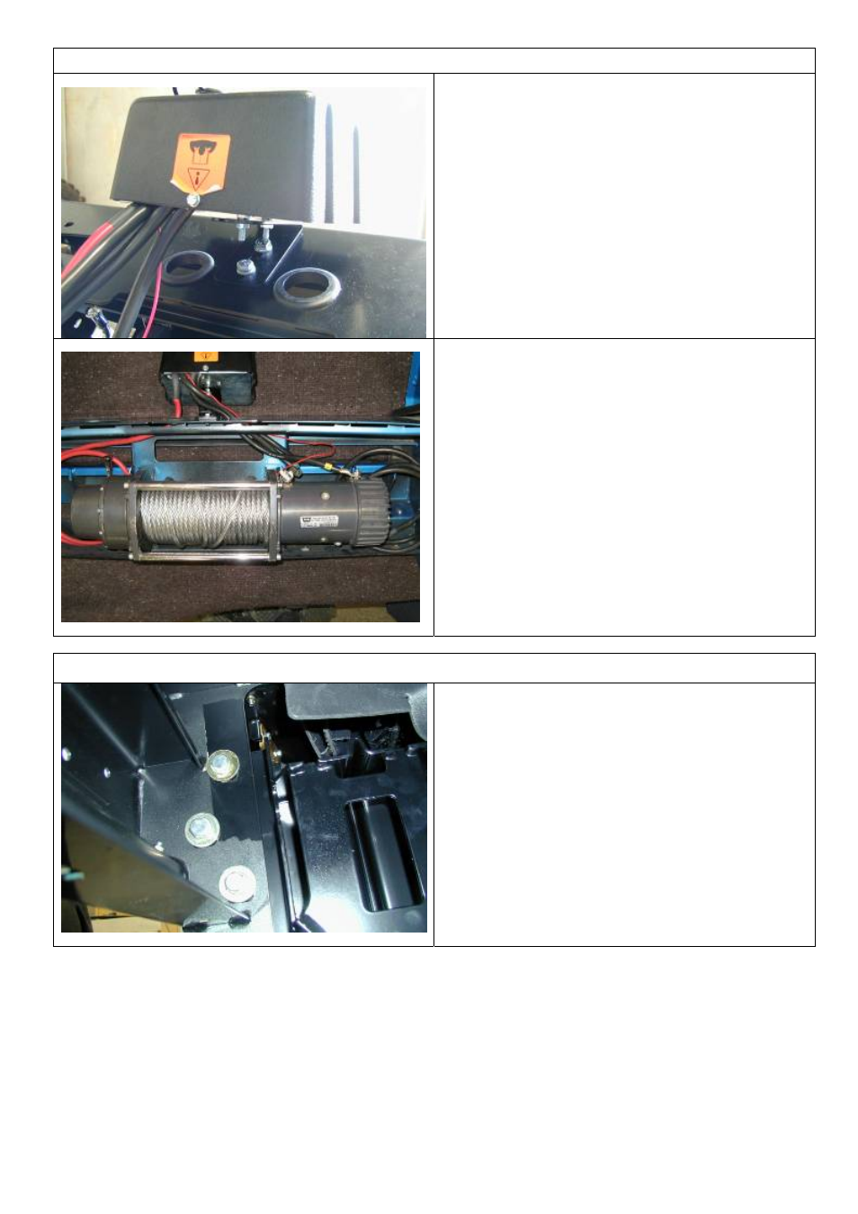 Winch fitment only, Bull bar fitment to vehicle | ARB 3438320 User Manual | Page 13 / 18