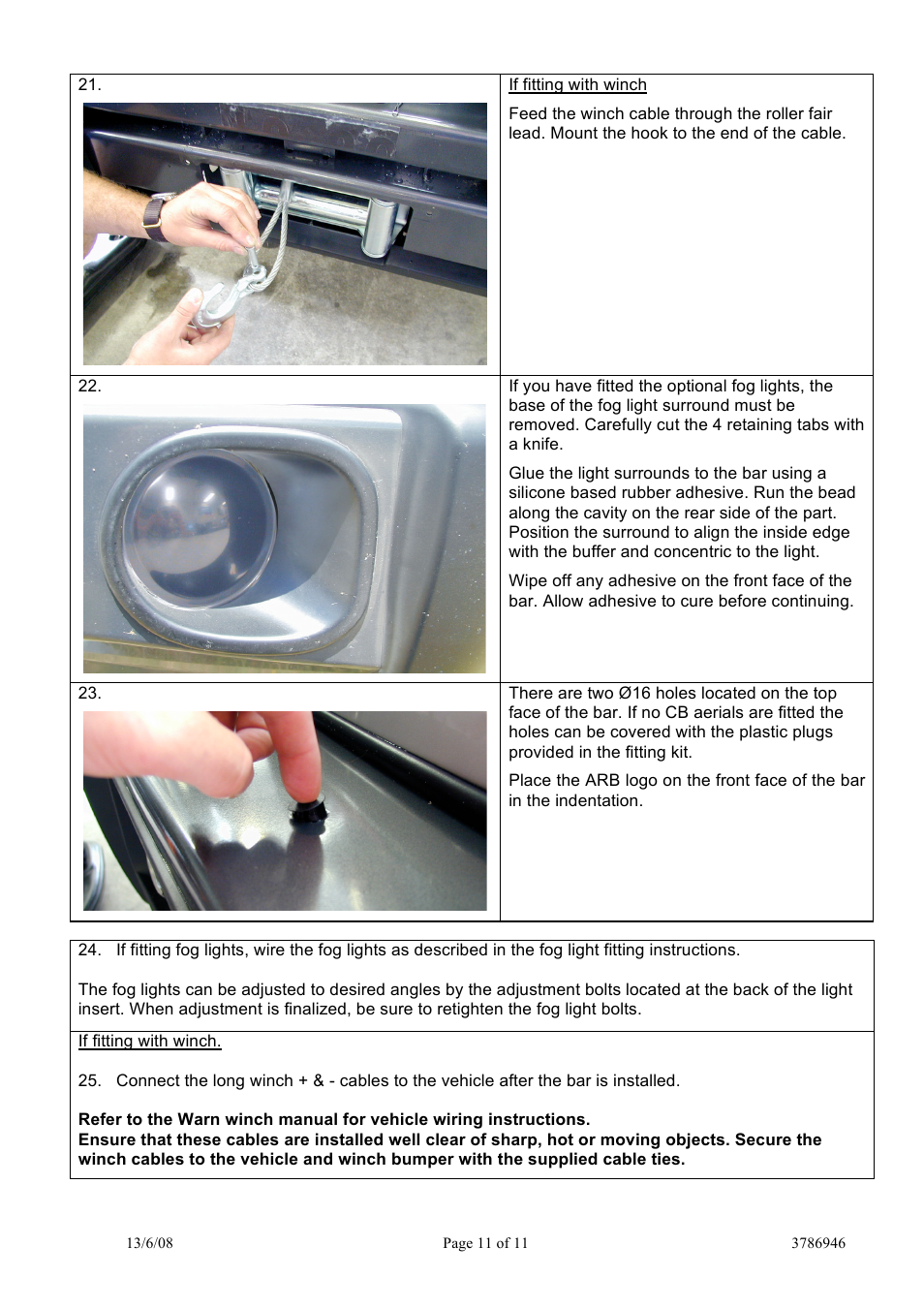 ARB 3936020 User Manual | Page 11 / 12
