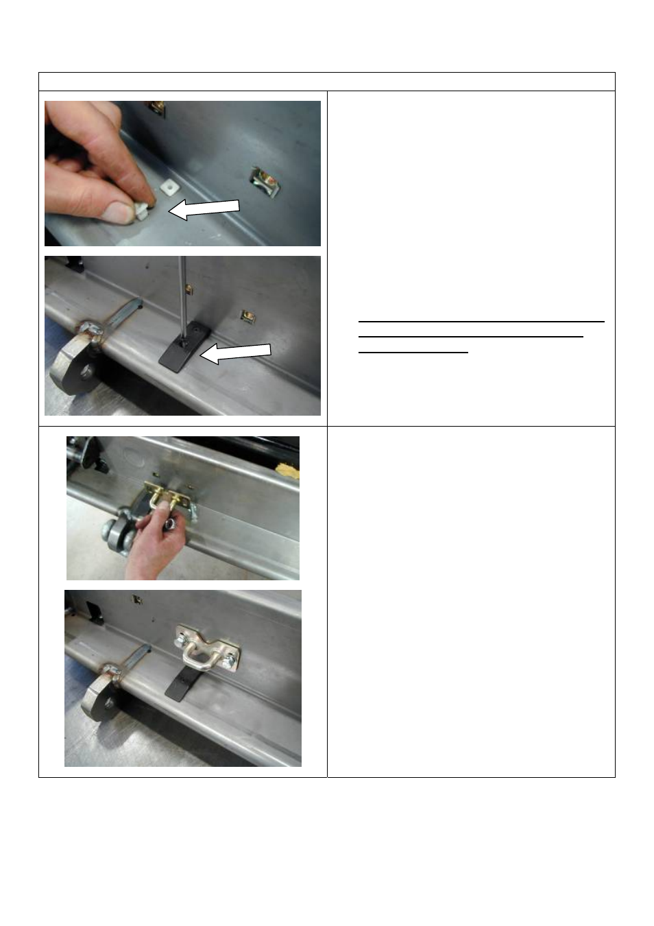 Pre - assembly of rear bar | ARB 5650010 User Manual | Page 6 / 25