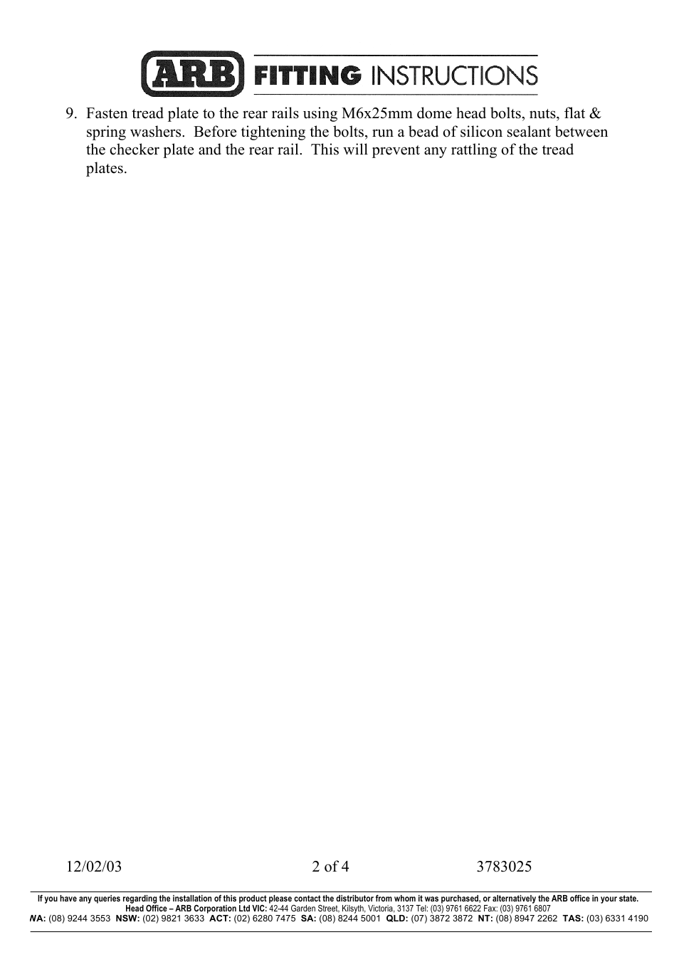 ARB 4411010 User Manual | Page 2 / 4