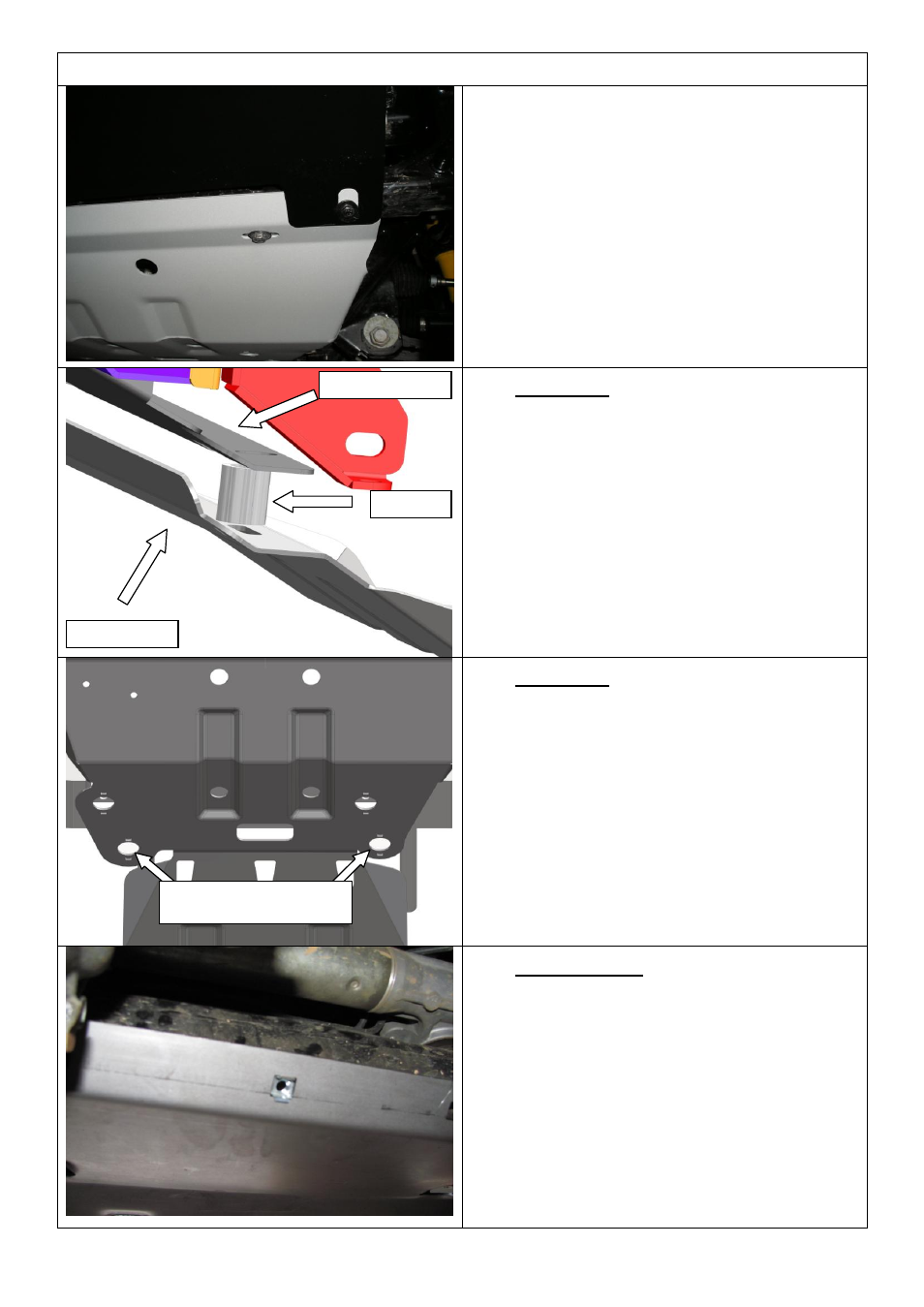 Fitting procedure | ARB 5421110 User Manual | Page 5 / 8