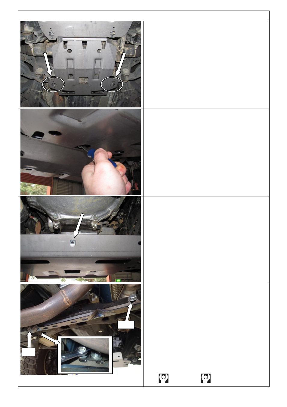 Fitting procedure | ARB 5421110 User Manual | Page 6 / 8