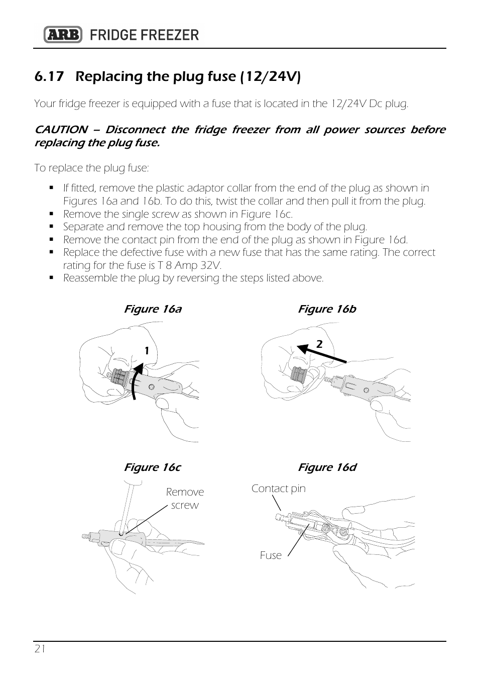 ARB 82QT-10800782 User Manual | Page 22 / 28