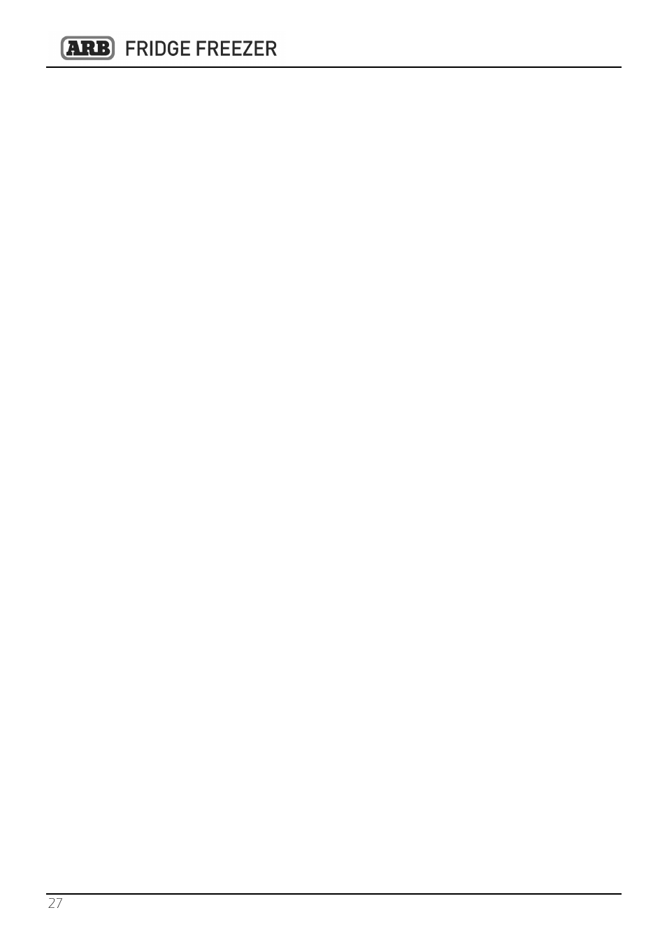 ARB 82QT-10800782 User Manual | Page 28 / 28