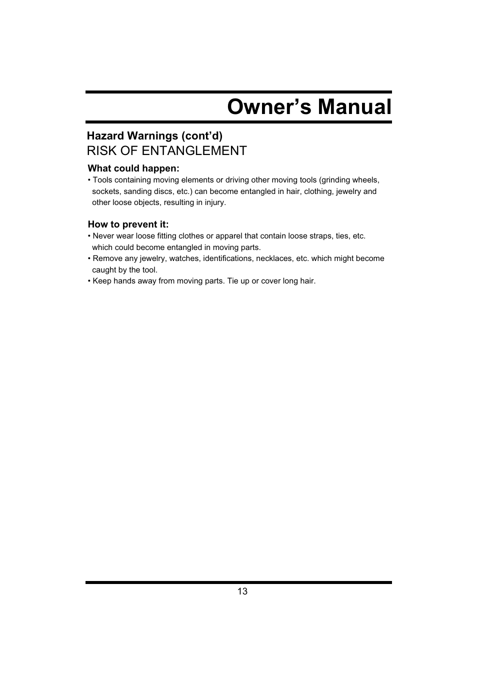 2zqhu¶v0dqxdo | Steele Products SP-CE043 User Manual | Page 13 / 31