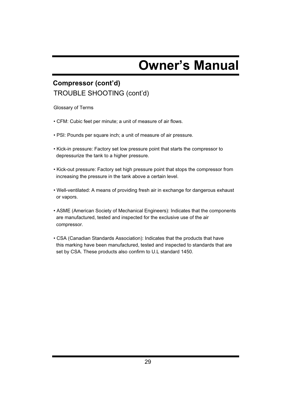 2zqhu¶v0dqxdo | Steele Products SP-CE043 User Manual | Page 29 / 31