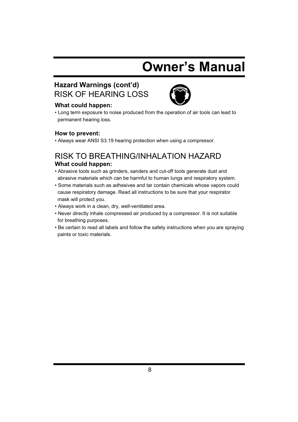 2zqhu¶v0dqxdo | Steele Products SP-CE043 User Manual | Page 8 / 31