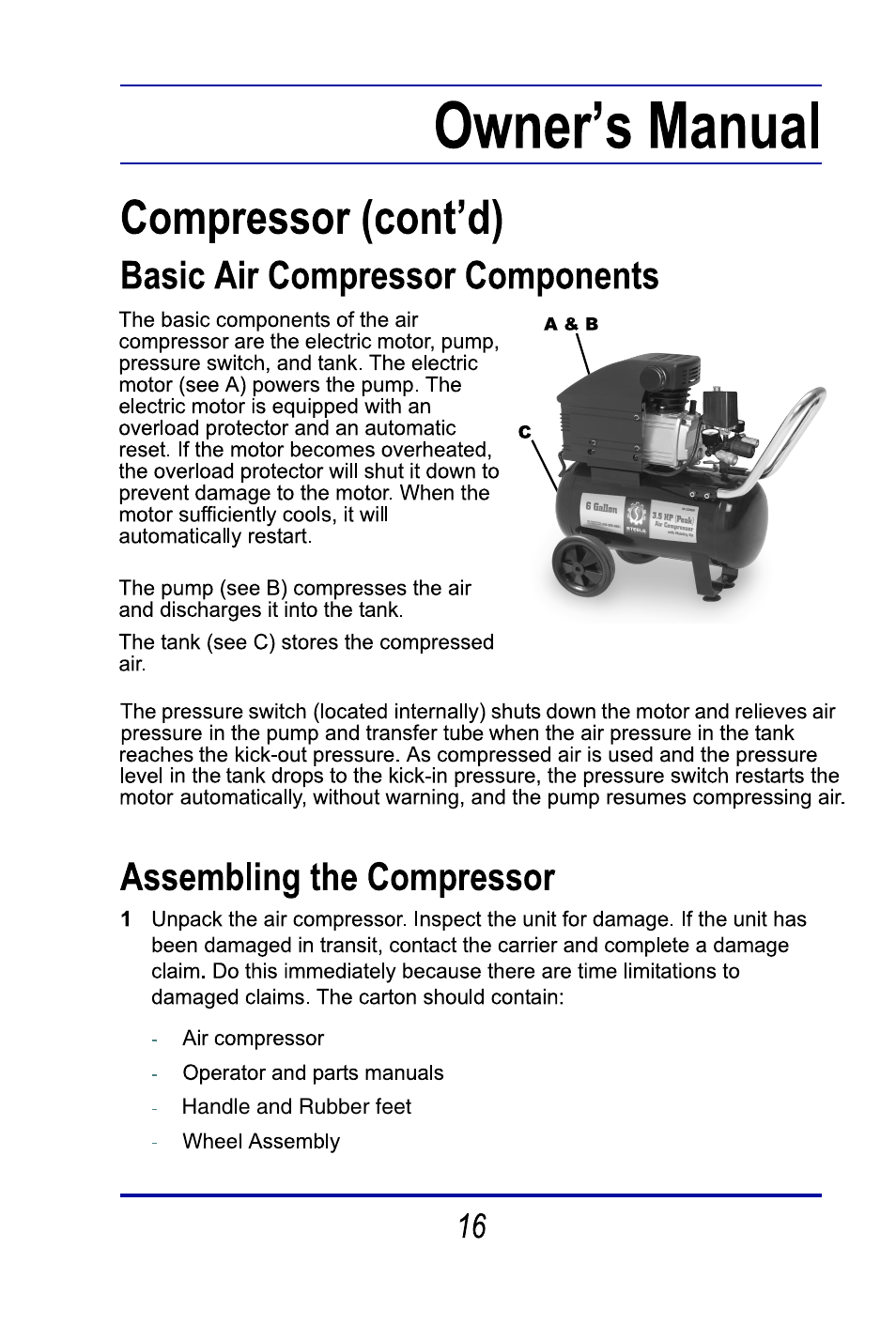 Steele Products SP-CE356M User Manual | Page 16 / 33