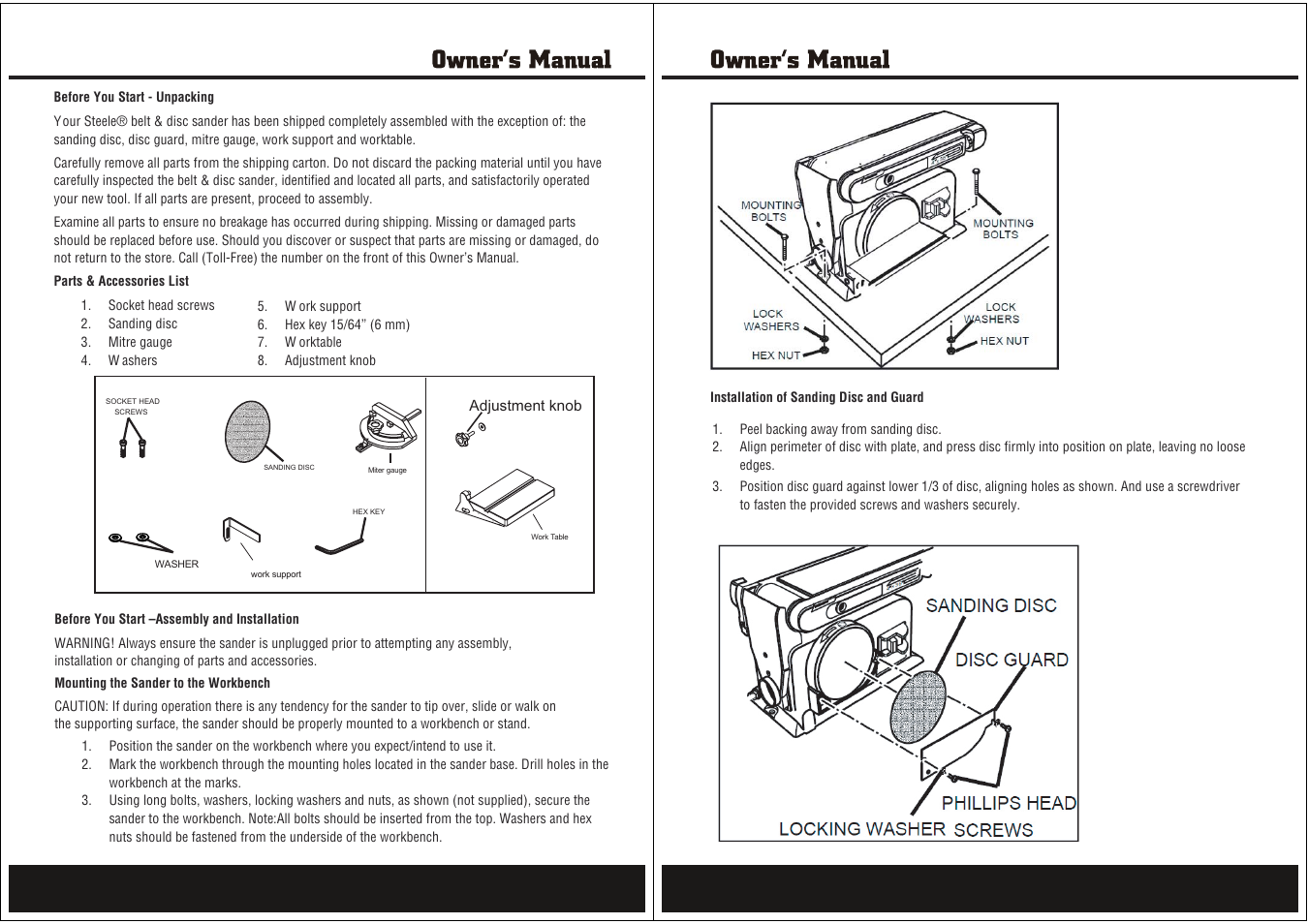 Steele Products SP-PB306 User Manual | Page 4 / 10