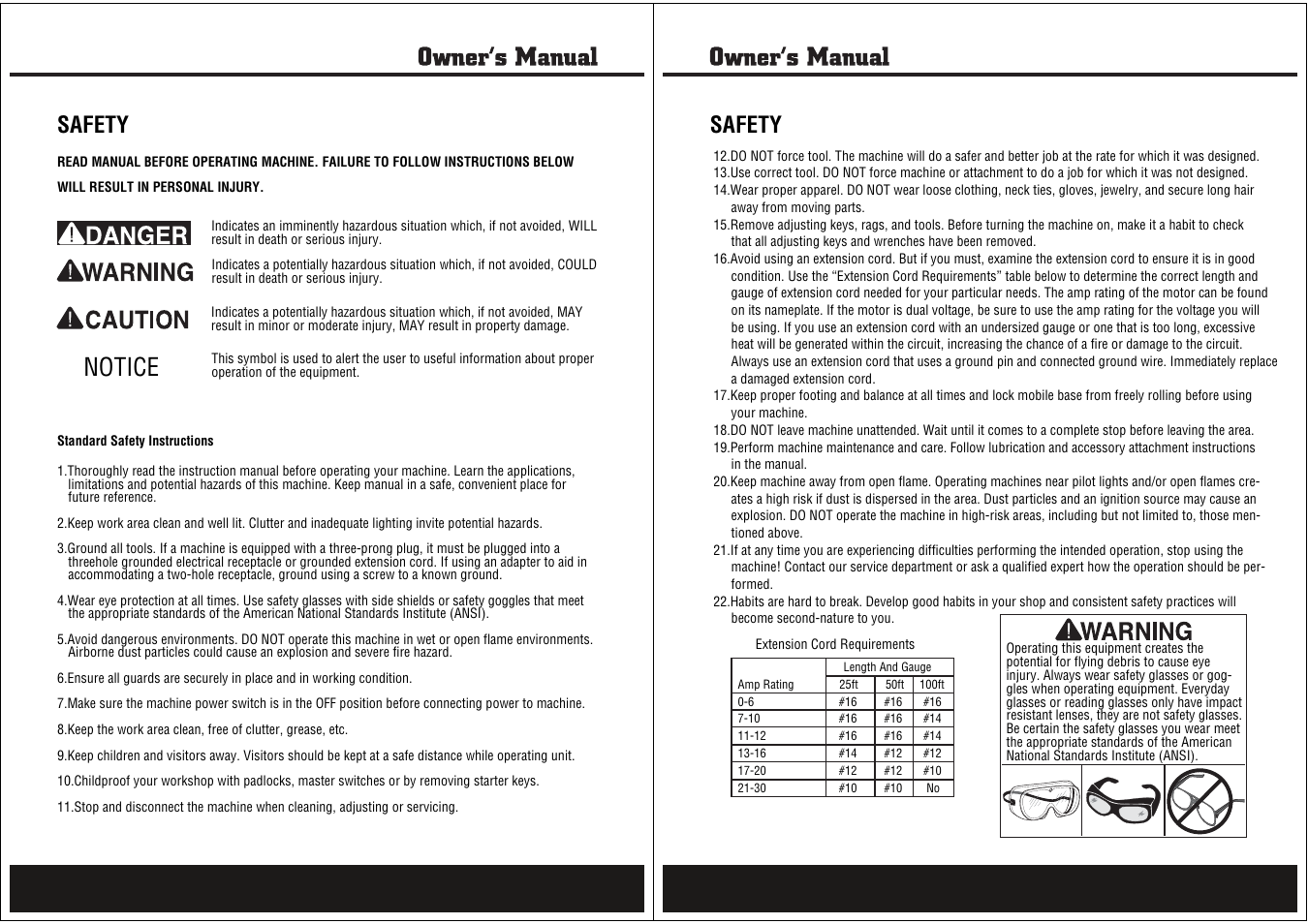 Notice, Safety | Steele Products SP-PB130 User Manual | Page 3 / 13