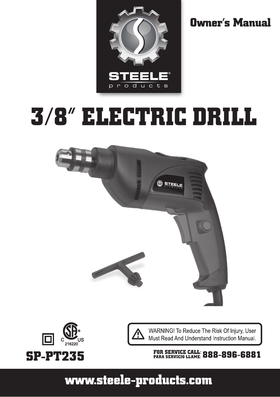 Steele Products SP-PT235 User Manual | 11 pages