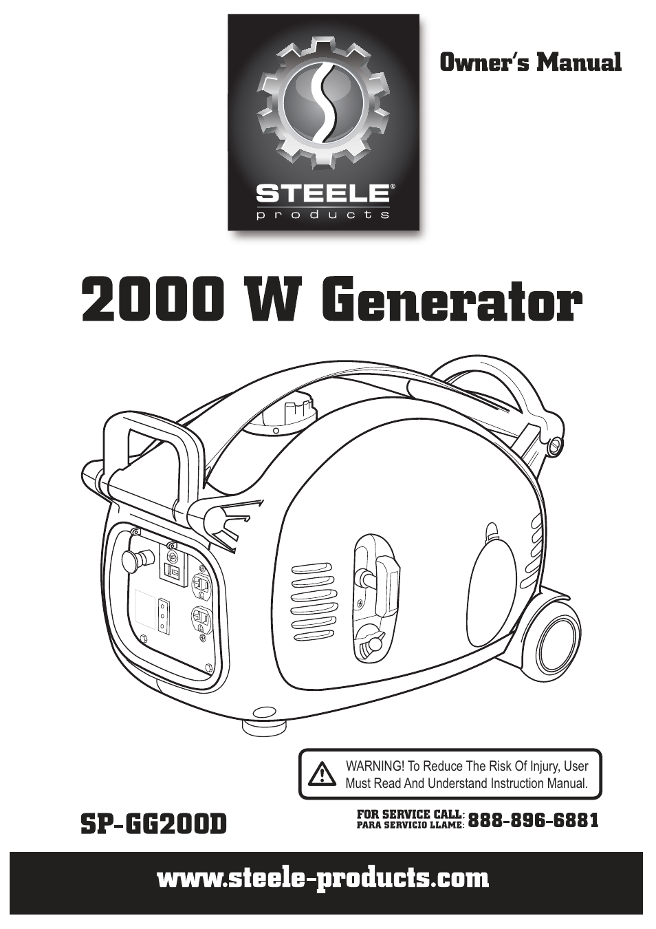 Steele Products SP-GG200D User Manual | 50 pages