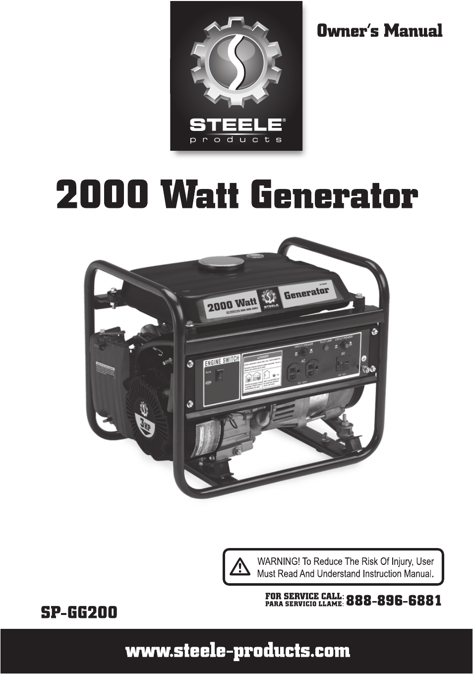 Steele Products SP-GG200 User Manual | 37 pages