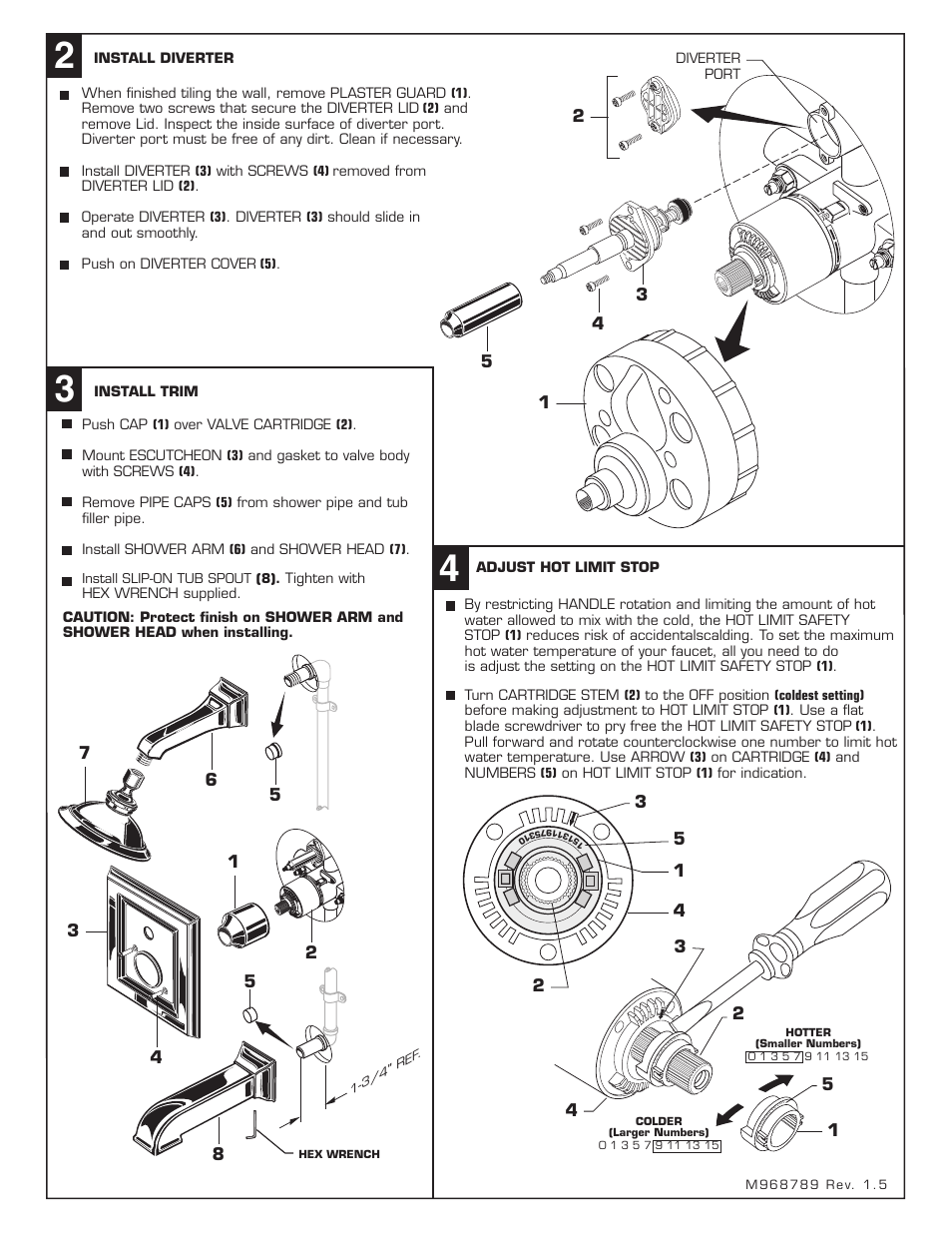American Standard TOWNSQUARE 2555.602 User Manual | Page 2 / 3